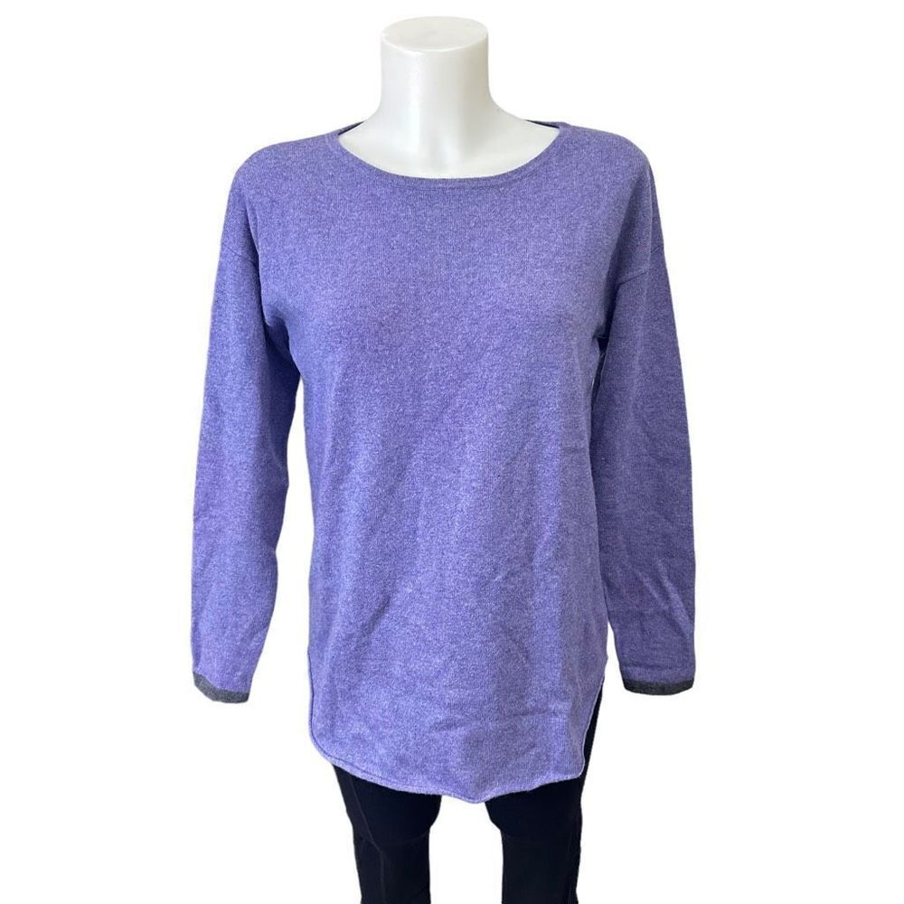 SUTTON STUDIO Violet 100% Cashmere‎ Pullover Sweater size medium Womens
